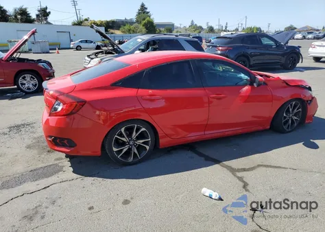 2021 Honda Civic Sport из США, поврежденный, VIN 2HGFC2F84MH544630